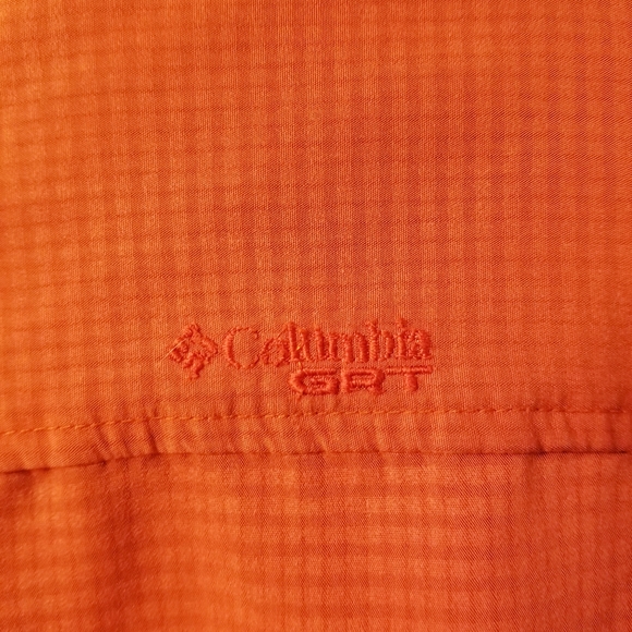 Columbia GRT Orange Button-down Shirt - Picture 6 of 7